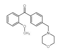 2-METHOXY-4'-MORPHOLINOMETHYL BENZOPHENONE结构式