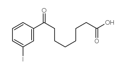 8-(3-IODOPHENYL)-8-OCTANOIC ACID结构式