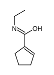 N-ethylcyclopentene-1-carboxamide Structure