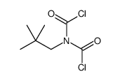 N-carbonochloridoyl-N-(2,2-dimethylpropyl)carbamoyl chloride结构式