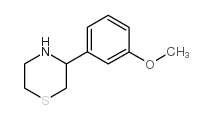 3-(3-甲氧基苯基)硫代吗啉结构式