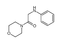 2-anilino-1-morpholin-4-ylethanone结构式