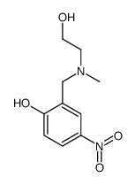 2-[[2-hydroxyethyl(methyl)amino]methyl]-4-nitrophenol Structure