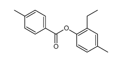 (2-ethyl-4-methylphenyl) 4-methylbenzoate结构式