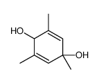 1,3,5-trimethylcyclohexa-2,5-diene-1,4-diol Structure