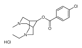 (3-ethyl-7-methyl-3,7-diazabicyclo[3.3.1]nonan-9-yl) 4-chlorobenzoate,hydrochloride结构式