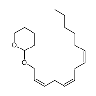 1-((3,4,5,6-tetrahydro-2-pyranyl)oxy)tetradeca-2(Z),5(Z),8(Z)-triene结构式