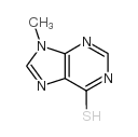 6H-Purine-6-thione,1,9-dihydro-9-methyl- Structure