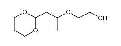 2-[2-(2-hydroxyethoxy)-propyl]-1,3-dioxane结构式