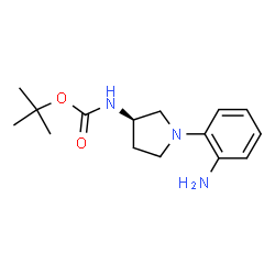 (R)-tert-Butyl 1-(2-aminophenyl)pyrrolidin-3-ylcarbamate图片