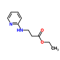 N-[2]PYRIDYL-B-ALANIN-ETHYL ESTER Structure