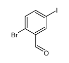 2-溴-5-碘苯甲醛结构式