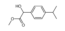 methyl 2-hydroxy-2-[4-(propan-2-yl)phenyl] acetate Structure