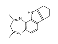 2,4-Dimethyl-8,9-cyclopentene-3H-(1,4)diazepine(2,3-g)indole picture