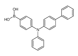 4-[N-(联苯-4-基)-N-苯胺基]苯硼酸结构式