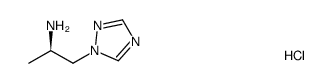 1H-1,2,4-Triazole-1-ethanamine, .alpha.-methyl-, hydrochloride (1:1), (.alpha.R)- structure