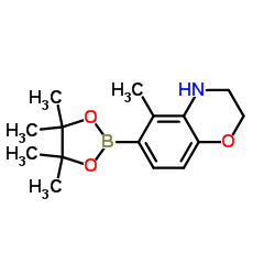 5-Methyl-6-(4,4,5,5-tetramethyl-[1,3,2]dioxaborolan-2-yl)-3,4-dihydro-2H-benzo[1,4]oxazine picture