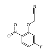 2-(5-fluoro-2-nitrophenoxy)acetonitrile结构式