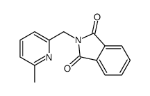 2-[(6-methylpyridin-2-yl)methyl]isoindole-1,3-dione结构式