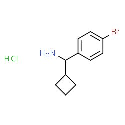 (4-溴苯基)(环丁基)甲胺盐酸盐结构式