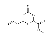 methyl O-(3-butenyl)-α-acetoxyglycolate结构式