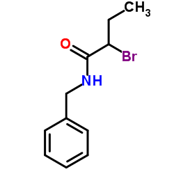 N-Benzyl-2-bromobutanamide结构式