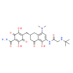 Tigecycline (open C-ring D-ring) Quinone structure