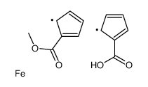 cyclopentanecarboxylic acid,iron,methyl cyclopentanecarboxylate Structure