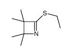 4-ethylsulfanyl-2,2,3,3-tetramethylazete结构式