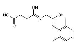 4-[[2-(2,6-dimethylanilino)-2-oxoethyl]amino]-4-oxobutanoic acid结构式