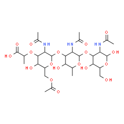 O-specific antigen, Yersinia ruckerii结构式