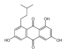 1,3,6-trihydroxy-8-(3-methylbutyl)anthraquinone structure