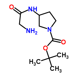 2-Methyl-2-propanyl 3-(glycylamino)-1-pyrrolidinecarboxylate picture