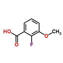 2-氟-3-甲氧基苯甲酸结构式