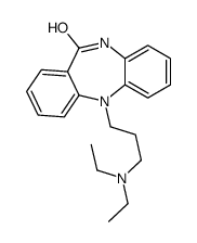 5-[3-(Diethylamino)propyl]-5,10-dihydro-11H-dibenzo[b,e][1,4]diazepin-11-one Structure