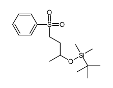 4-(benzenesulfonyl)butan-2-yloxy-tert-butyl-dimethylsilane Structure