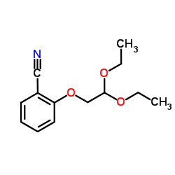 2-(2,2-Diethoxyethoxy)benzonitrile Structure