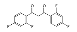 1,3-di-(2,4-difluorophenyl)-1,3-propanedione结构式