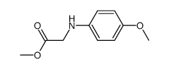 methyl 2-((4-methoxyphenyl)amino)acetate Structure