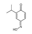 p-Benzoquinone, 2-isopropyl-, 4-oxime, (Z)- (8CI) picture