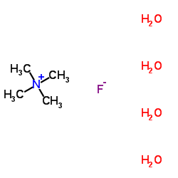 TETRAMETHYLAMMONIUM FLUORIDE TETRAHYDRATE structure