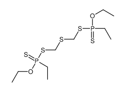 Thiobis(methylenethio)bis[ethylphosphinothioic acid O-ethyl] ester结构式