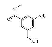 methyl 3-amino-5-(hydroxymethyl)benzoate结构式