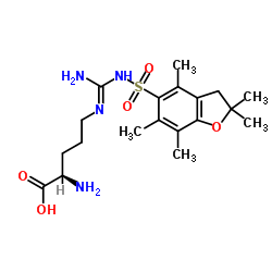 H-D-Arg(Pbf)-OH Structure