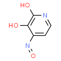 2(1H)-Pyridinone,3-hydroxy-4-nitroso-(9CI) Structure