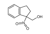 (1-nitro-2,3-dihydro-1H-inden-1-yl)methanol结构式