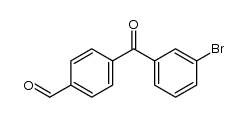 4-(3-bromobenzoyl)benzaldehyde Structure