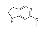 6-甲氧基-5-氮杂吲哚啉结构式