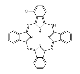 chloro-29H,31H-phthalocyanine结构式