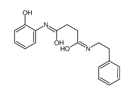 N'-(2-hydroxyphenyl)-N-(2-phenylethyl)butanediamide结构式